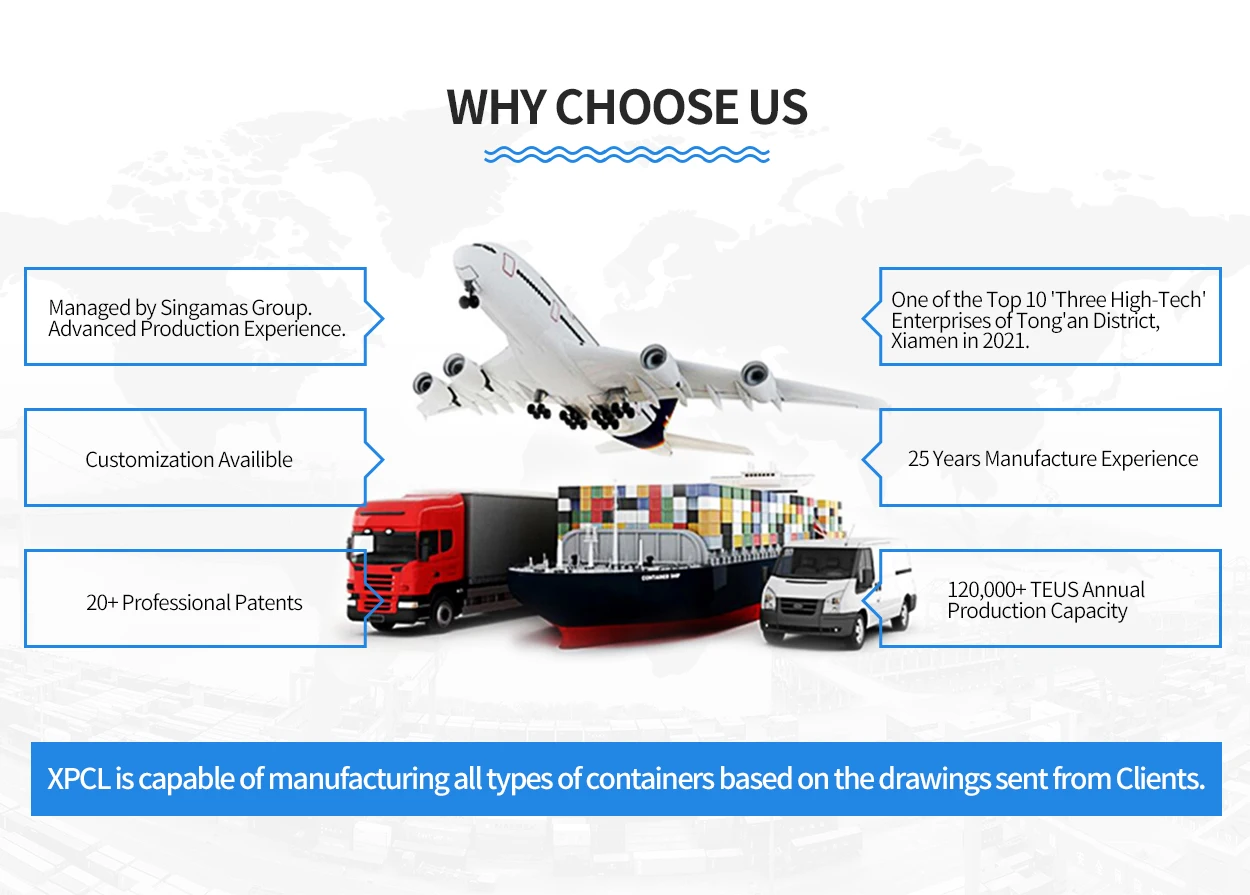 20 Foot Open Top Shipping Container Iso Standard Shipping Container