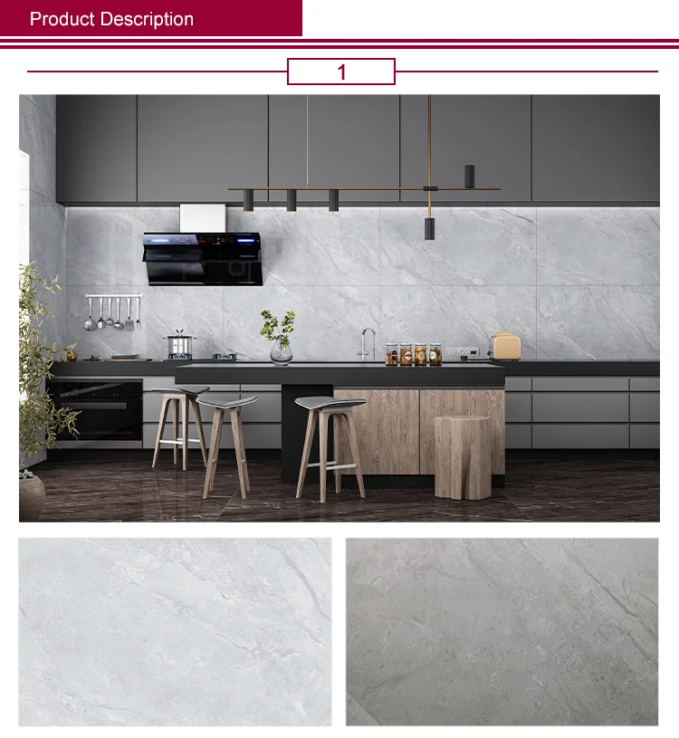 Hall Lobby Interior Tiles Glazed Metallic Tiles Floor and Wall Porcelain Tiles