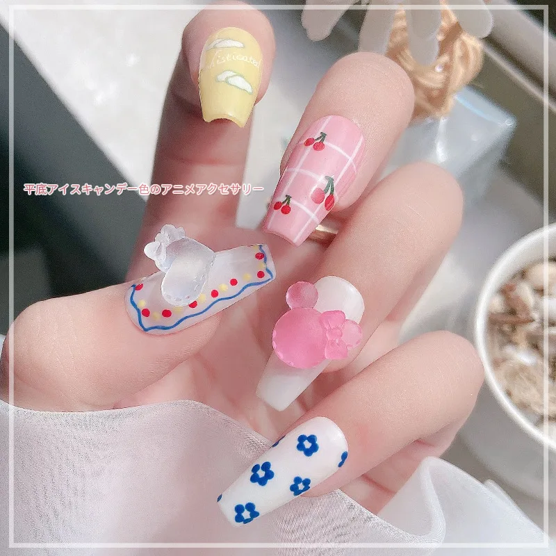 個ネイルアートキャンディーカラー漫画ジュエリー愛ロリポップ小さなミルクウサギミッキーボウレジンネイルデコレーションダイヤモンド Buy 樹脂爪の装飾 ネイルの魅力 装飾アクセサリー Product On Alibaba Com