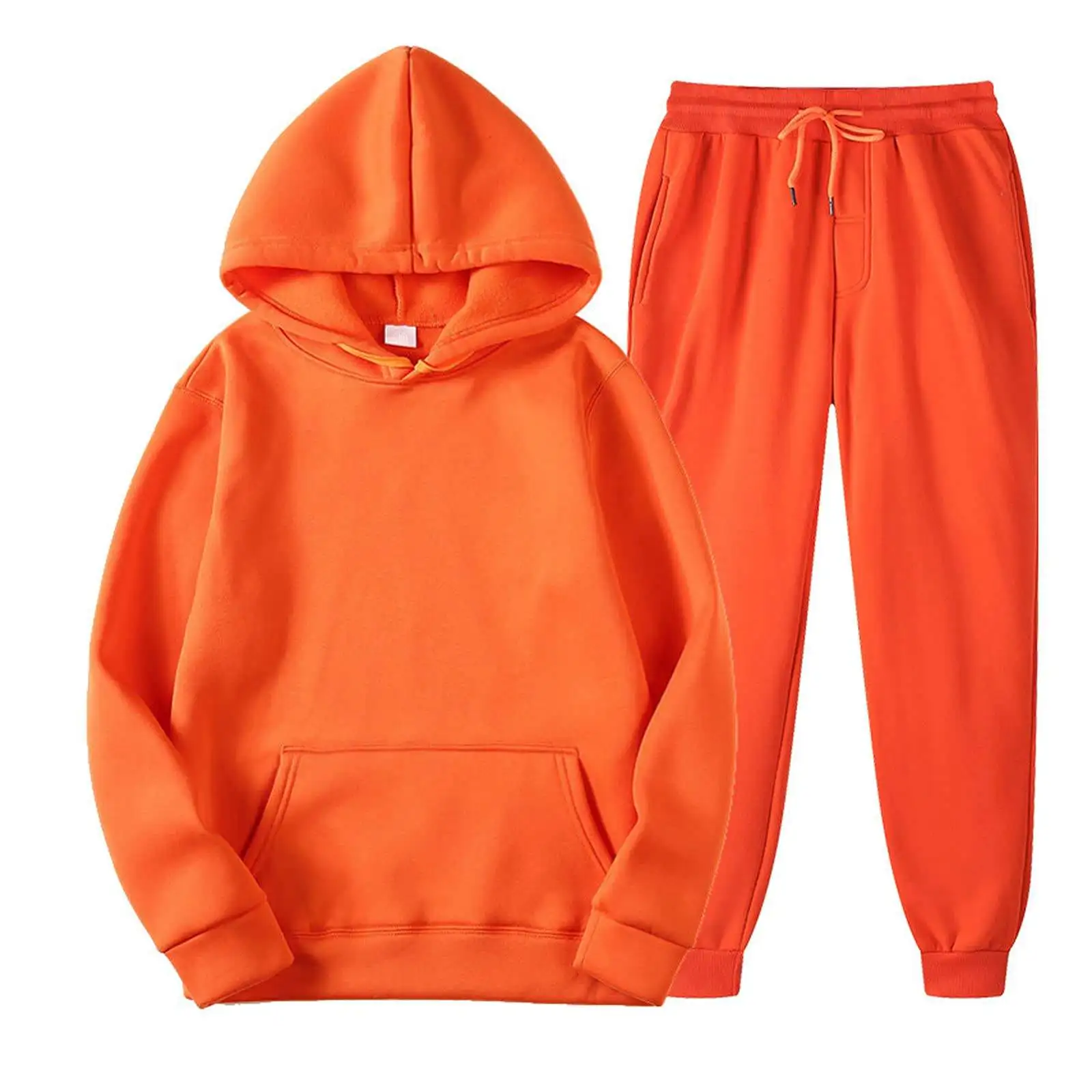 Blank Tracksuits For Mens Tracksuit,Blank Tracksuits Unisex Sweatpants And Hoodie Set,Blank