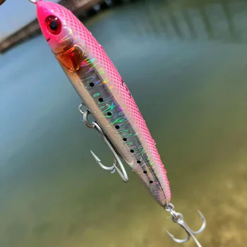 Stainless Steel Lure Long-Cast Sinking Pencil Bait Zigzag Swim Action Kingfish Grouper Spanish Mackerel Freshwater Fishing – Pencil – view 5