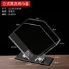Vertical black tissue box, 12.5*13.8cm