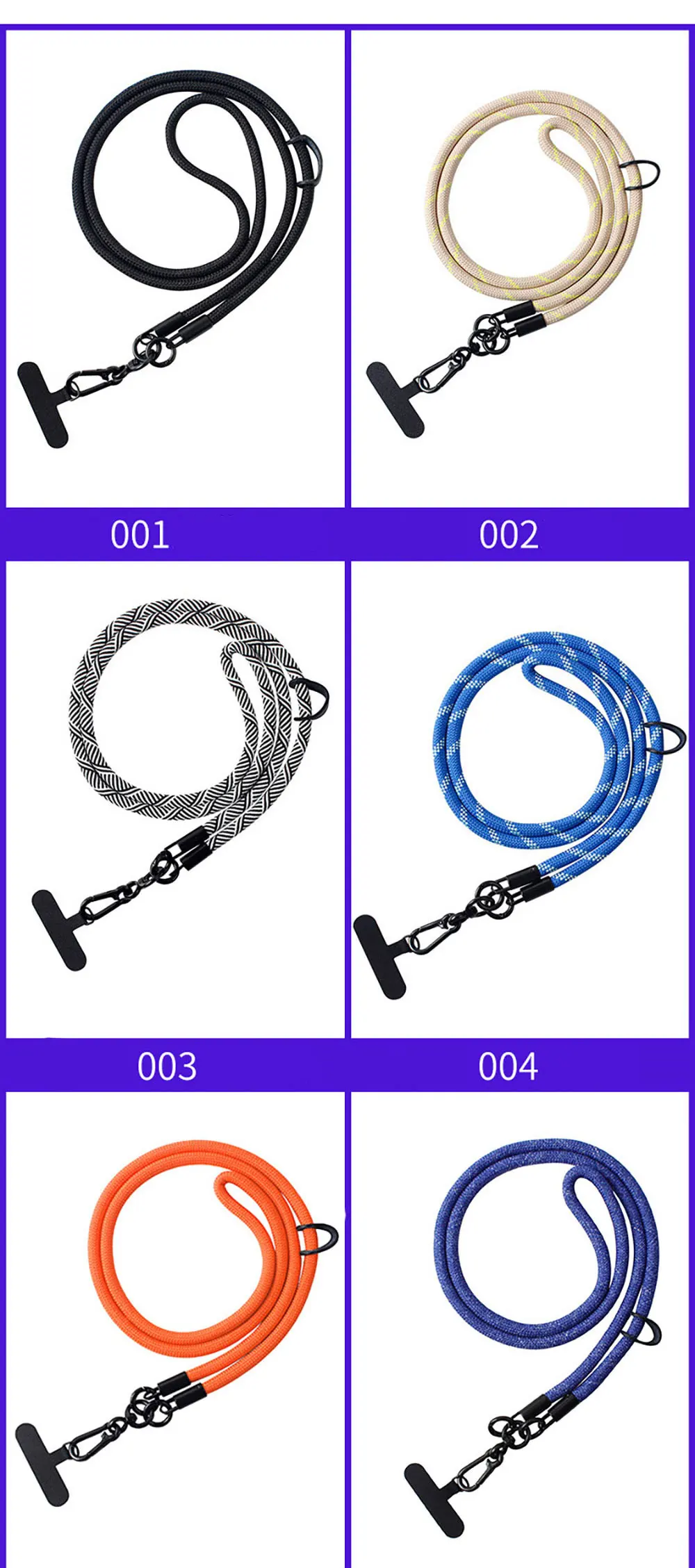 Laudtec SJS002 Accessories Customized Adjuster Adjustable Rope Case 2 In 1 Cell Strap Mobile Chain Phone Lanyard details