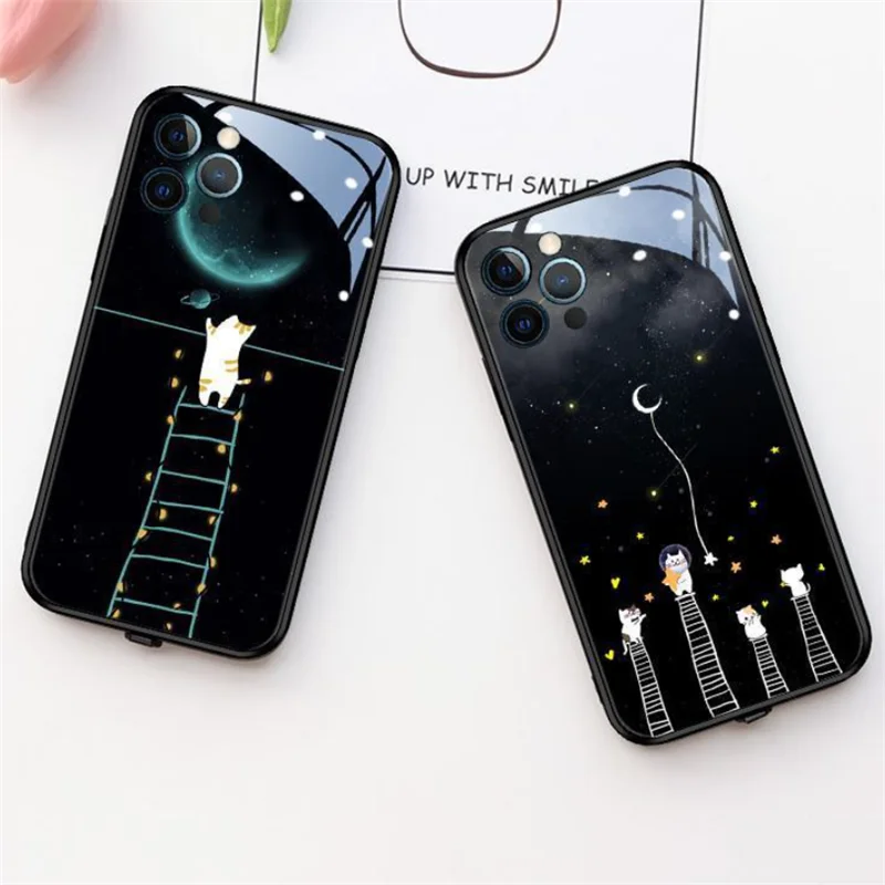 New Unique Light Up For Iphone 13 Case Led Mobile Lightning Flash
