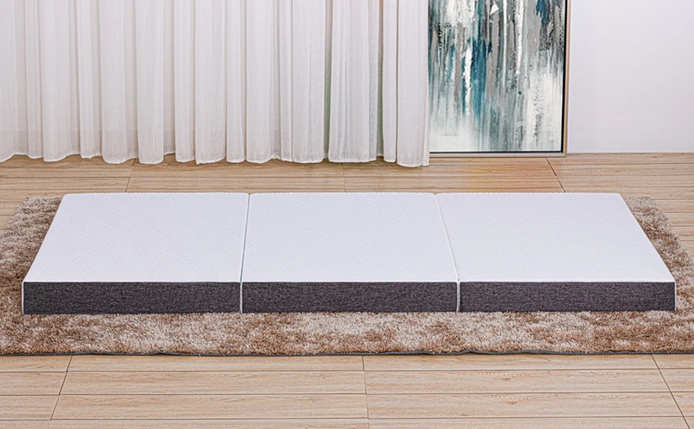 Aidi Foldable High Density Foam Floor Mattress Pad Futon Trifold