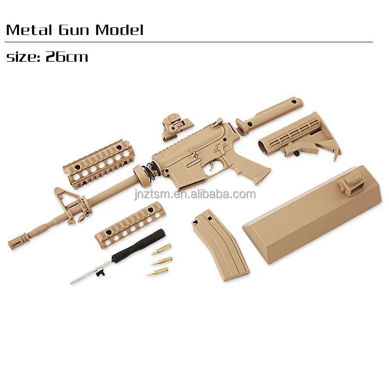 Guns Model Toy Ar15 Navy Color Rifle Miniature Alloy 13 Mini Assemble