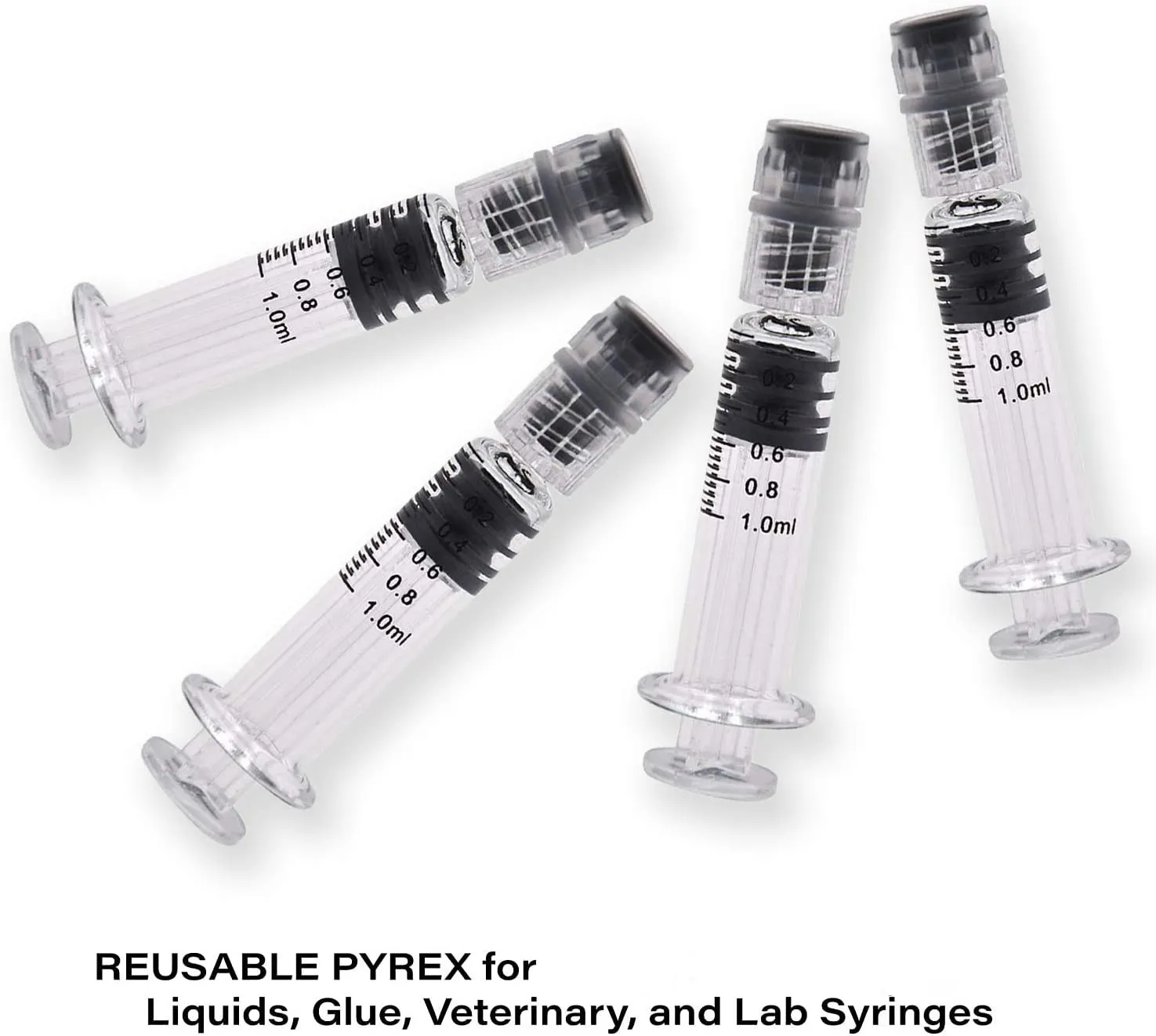 Изготовленным на заказ логосом 1 мл предварительно заполненный многоразовые концентрат боросиликатный стеклянный шприц с замком Luer