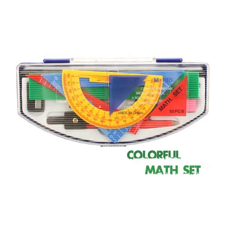 STASUN Multiple Function 10pcs Compass Dividers Geometry Math Set for Students