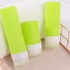 Green Silicone Refillable Bottle