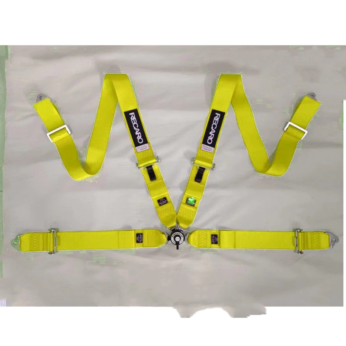 New Style 3 Inch 4-Point RECARO Polyester Seat Belt Quick Release Car Safety Racing Harness
