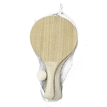 MDF+Paulownia Wood Racket Beach Racket/Paddle With Customized Ball