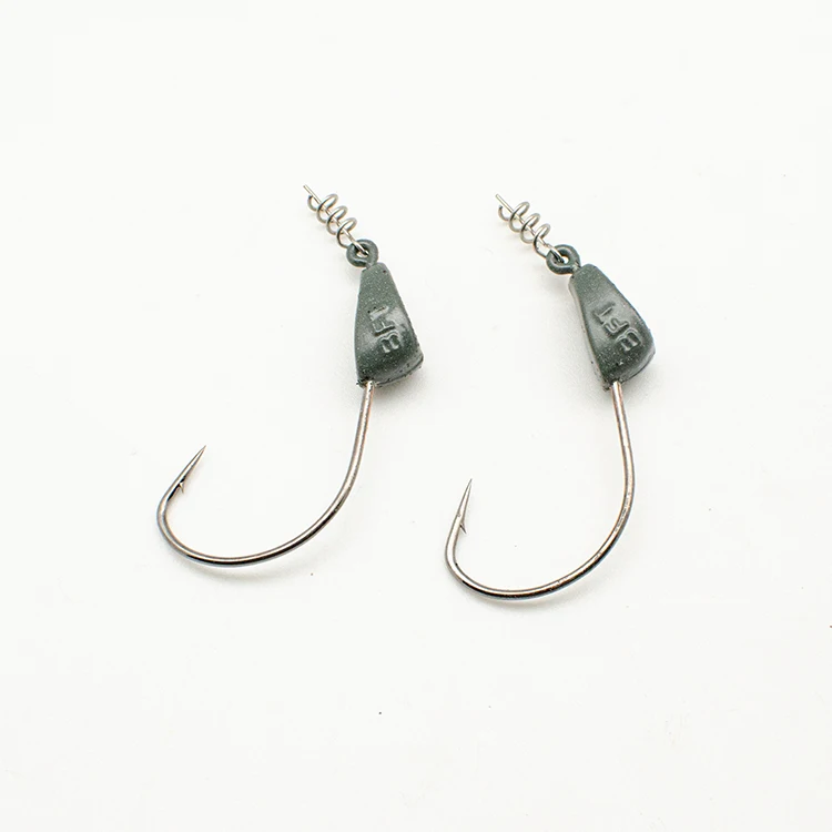 Противовес из углеродистой стали, кривошипник, свимбейт, пружинный замок, булавка, свинцовая головка, рыболовные свинцовые Утяжеленные крючки