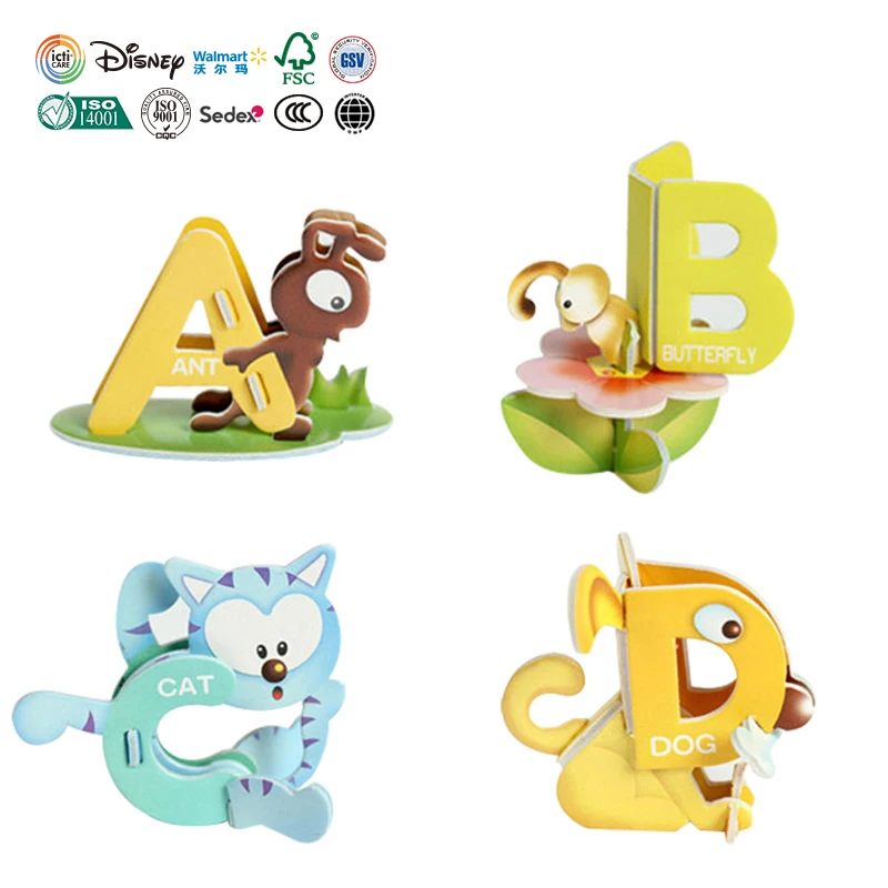 Изготовление под заказ Высокое качество услуги печати резка умирает Головоломки Логические