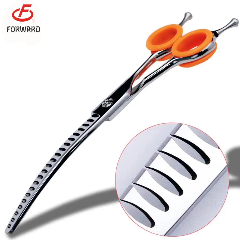 curved thinning shears