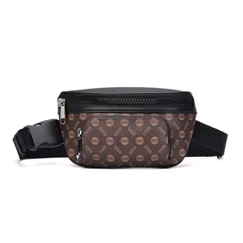 Lady's Vintage Square Sports Waist Bag New Fashionable Cross Chest Mobile Phone Carrier Waterproof for Fitness Outdoor