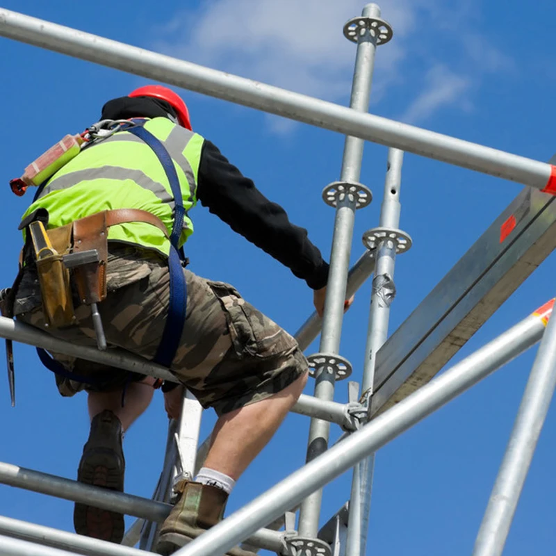 OEM Metal Ring Lock Scaffold Andamios Construction Heavy Duty Allround Galvanized Steel Ringlock Scaffolding