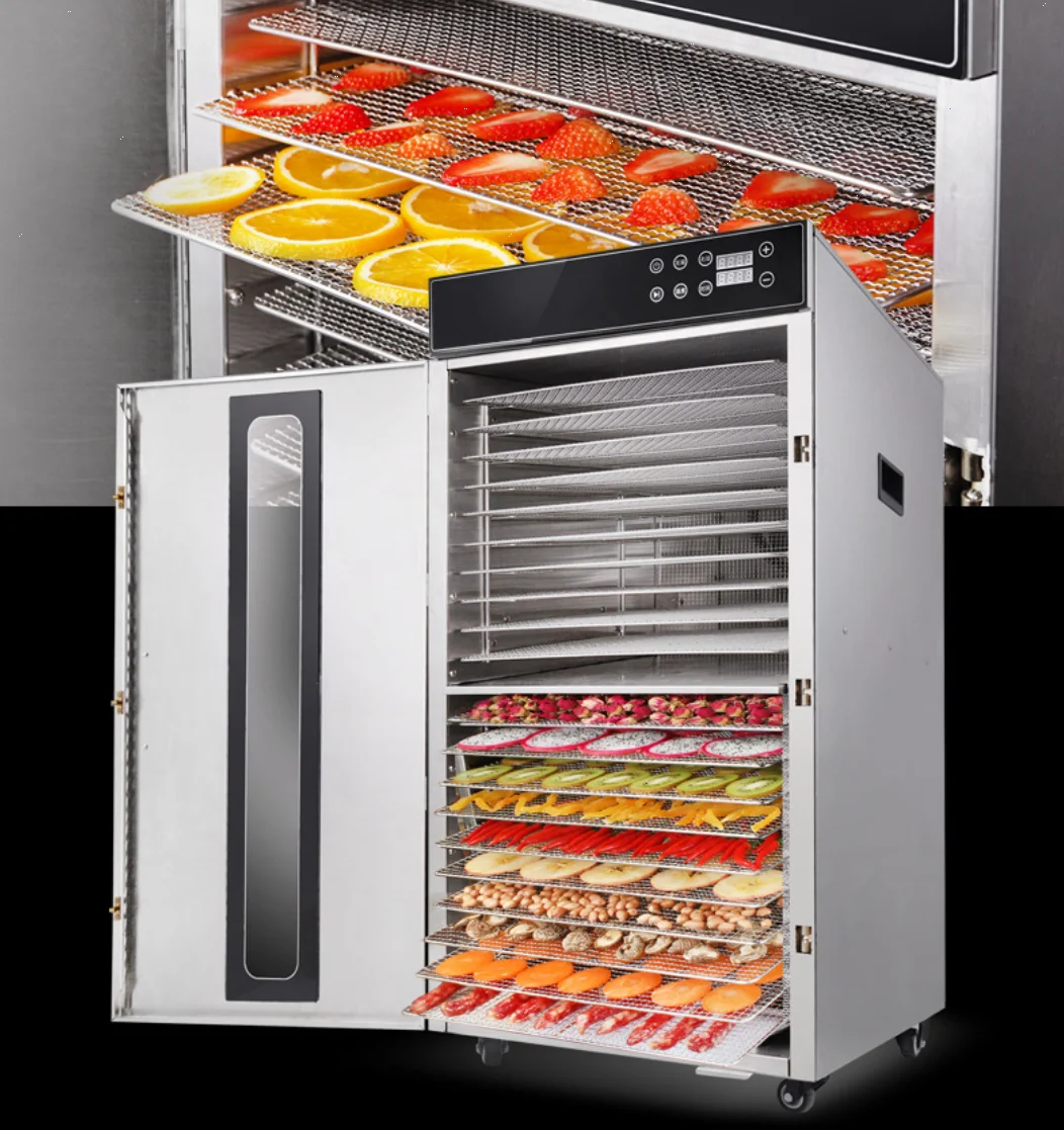 Commercial Stainless Steel Food Dehydrator 16/20 Layers Fruit