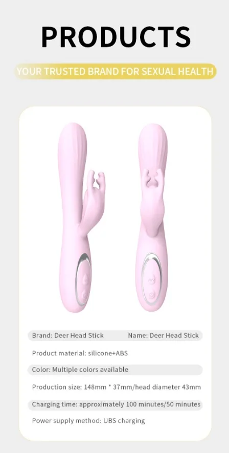 selbstbefriedigung frau vibrator Motors Niedlicher Hirsch- und Hasen-Dildo Vibrator Sexspielzeug für Frauen  G-Punkt Klitoris-Stimulator Vaginal-Massagegerät zur Selbstbefriedigung