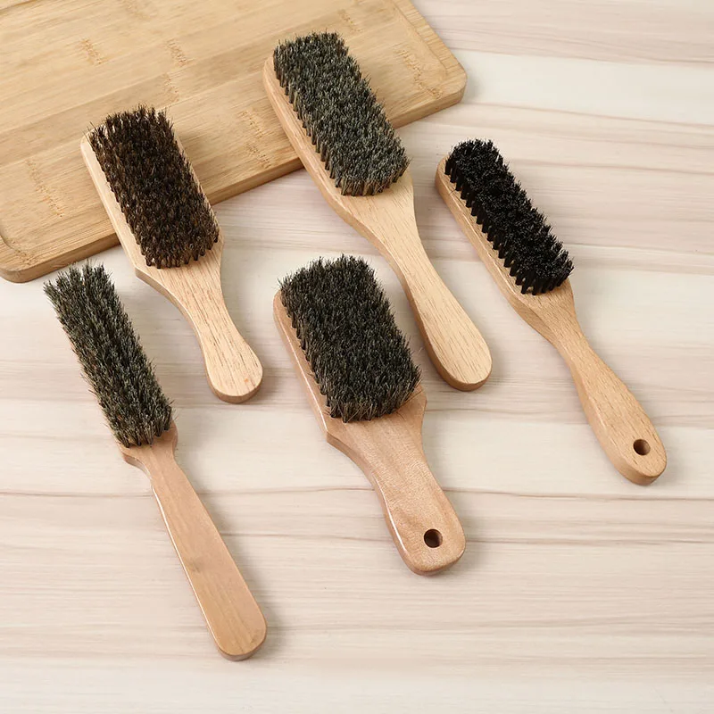 Hot Sale Professional Hair Brush Natural Color Wood Handle Boars Hair