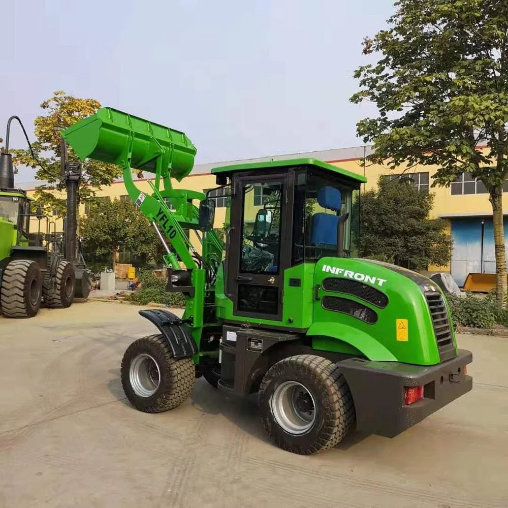 1 Ton Wheel Loader YFL10 China Mini Loader With CE EPA for US and Europe