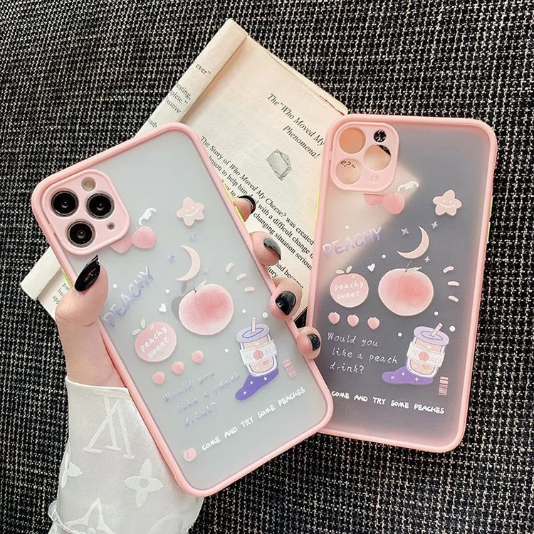 Creative Cute Flowers Print Phone Case Flower Design Camera Cover  Protection Back Cover for iPhone 12 Mini 12 13 Pro Max 11 X