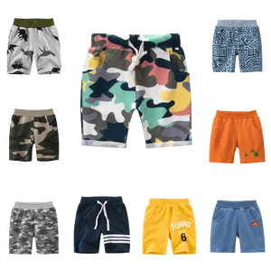 2021 Summer Camouflage Cotton Trousers Kids Cartoon Beachwear Children Loose Sport Beach Girls Clothing Sweatpants Boys Shorts