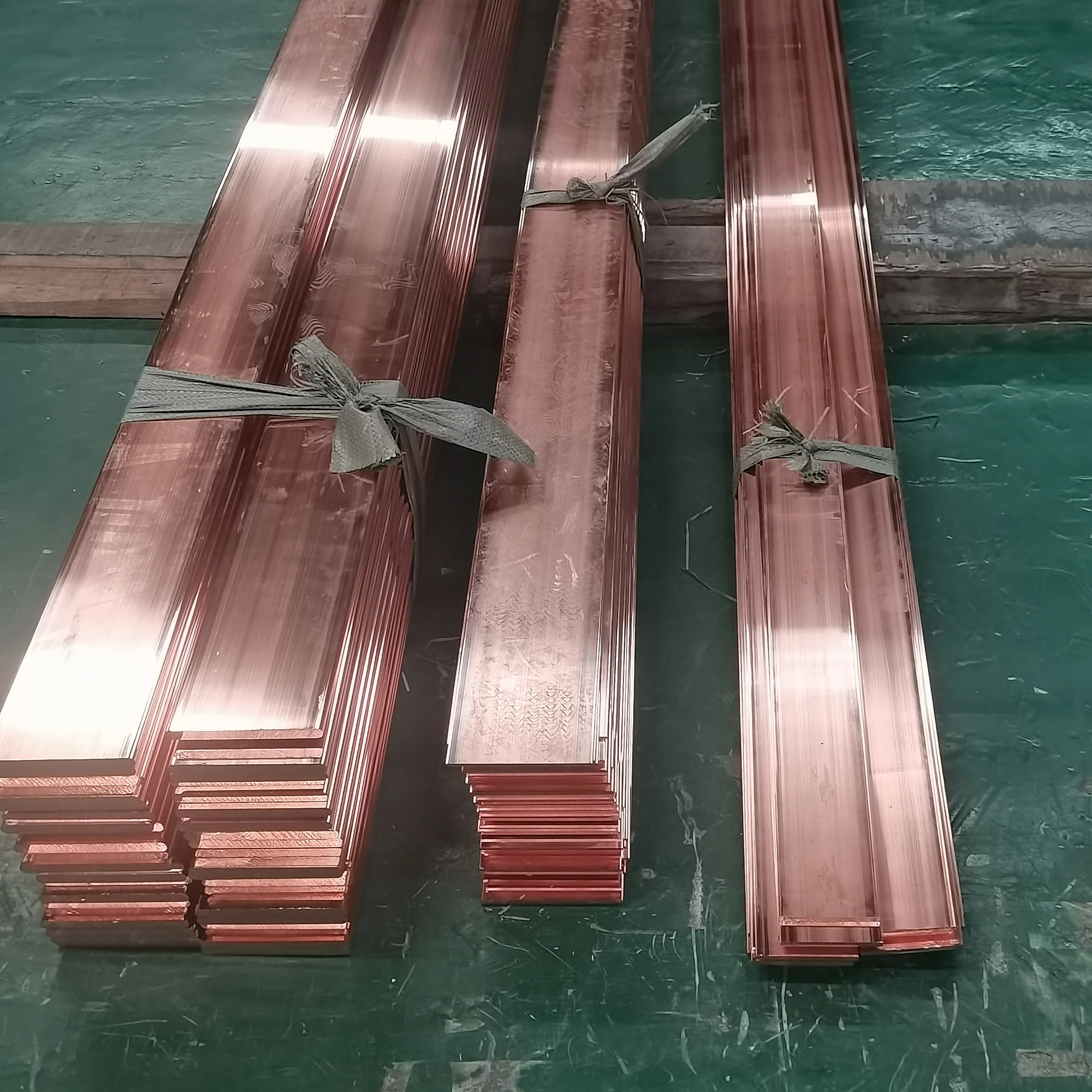 Coavoo Barre Plaque Plat Cuivre Pur 6mm X 30mm X 500mm - Tôle Cuivre 99,99% Pour Bricolage Électrique Et Industriel
