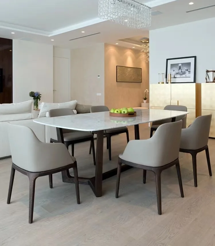 Modern Luxury Design with High End Sintered Stone and Solid Wood ...