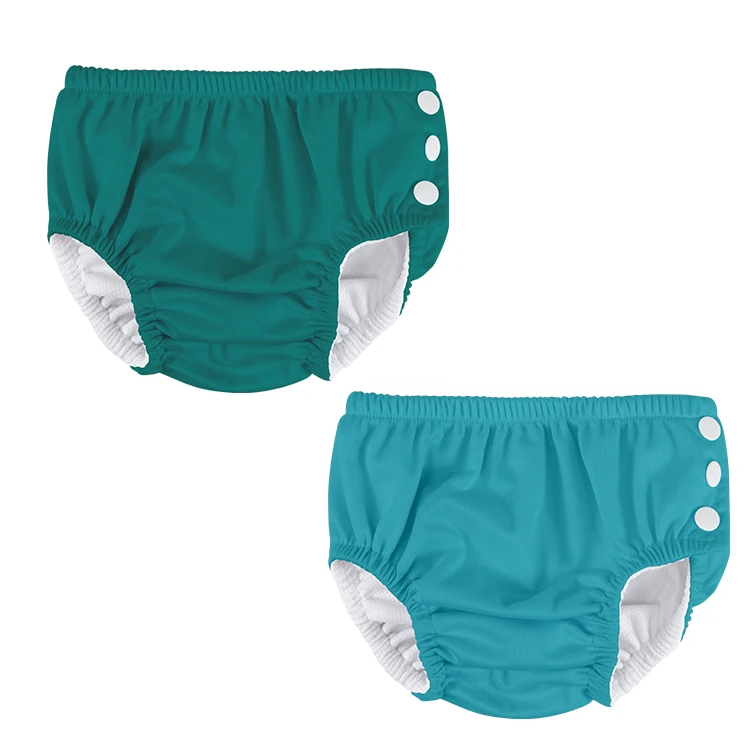 Natucare Eco Friendly Reusable Leopard Swimming Cloth Diapers For Baby