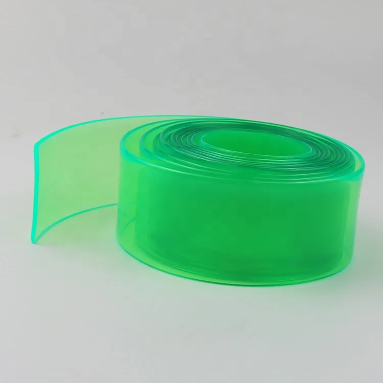 38mm Transparent Soft Fluorescent PVC Webbing Strap Waterproof Plastic Extruding Mould Cut for Slippers and Luggages