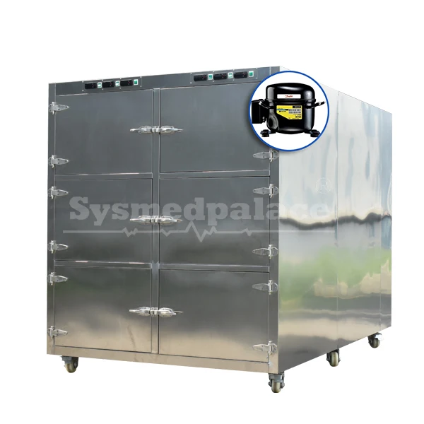 Alibaba.com: SYSMEDICAL 6 Rooms Morgue Freezers for cadaver storage and ...