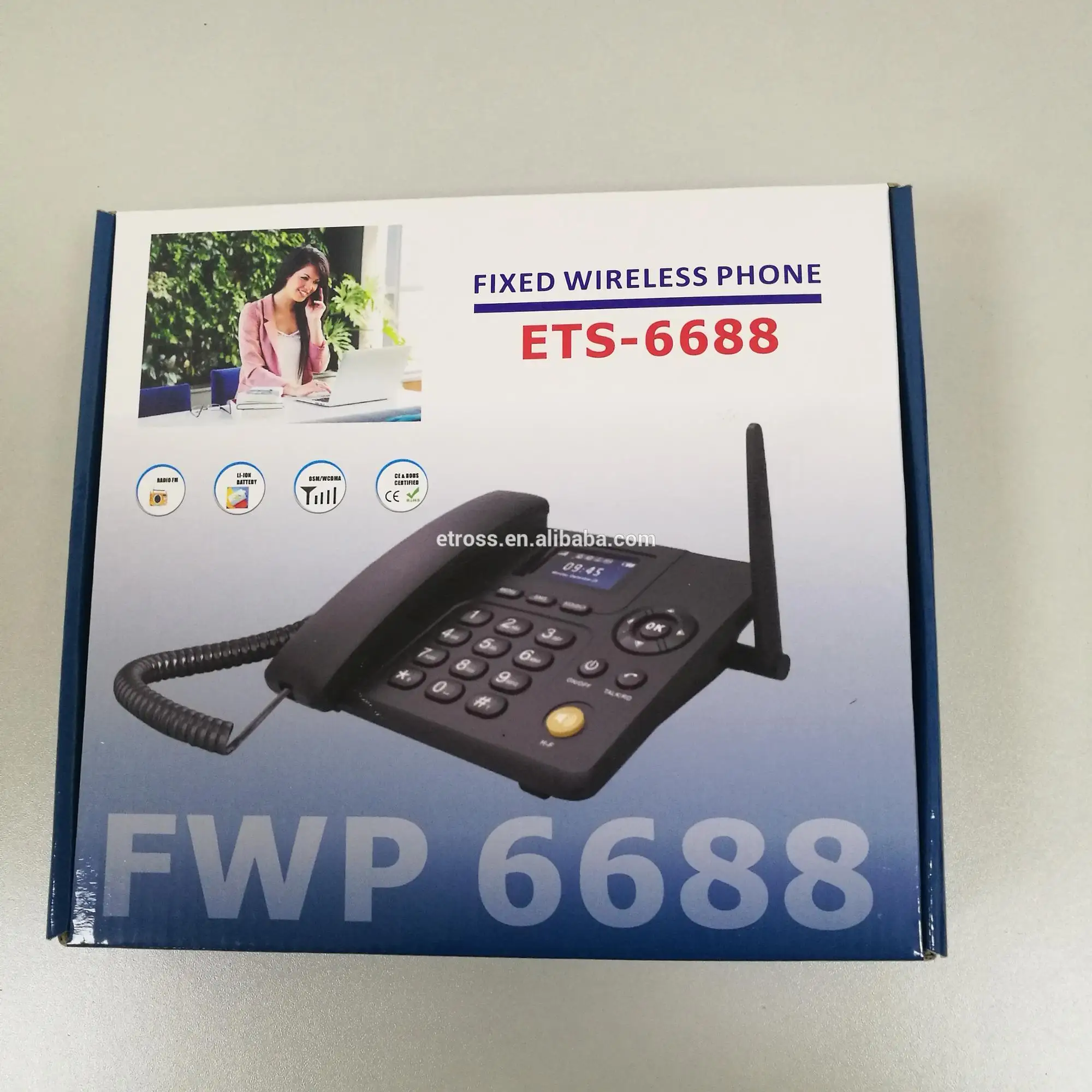 3g Wcdma 850/1900mhz Ets6688 Land Phone Wirelesstelefon Buy Land
