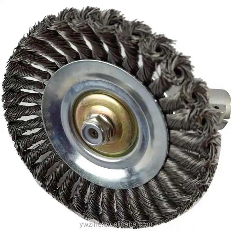 Weeding Disk 6 Inch Lawn Mower Tool Garden Weeding Wire Brush Head Mower Accessories ...