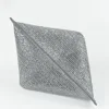 Paño de limpieza fino de doble capa, 20*20cm, con hilo de plata premium.
