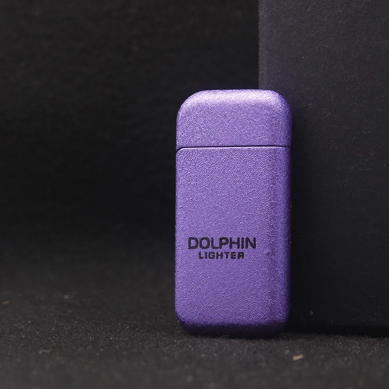 dolphin cigarette lighter 8colors Dolphin Brand Ultra-thin Inflatable Lighter Lady Mini Lighter Gas  Refilled Tiny Cigarette Lighter