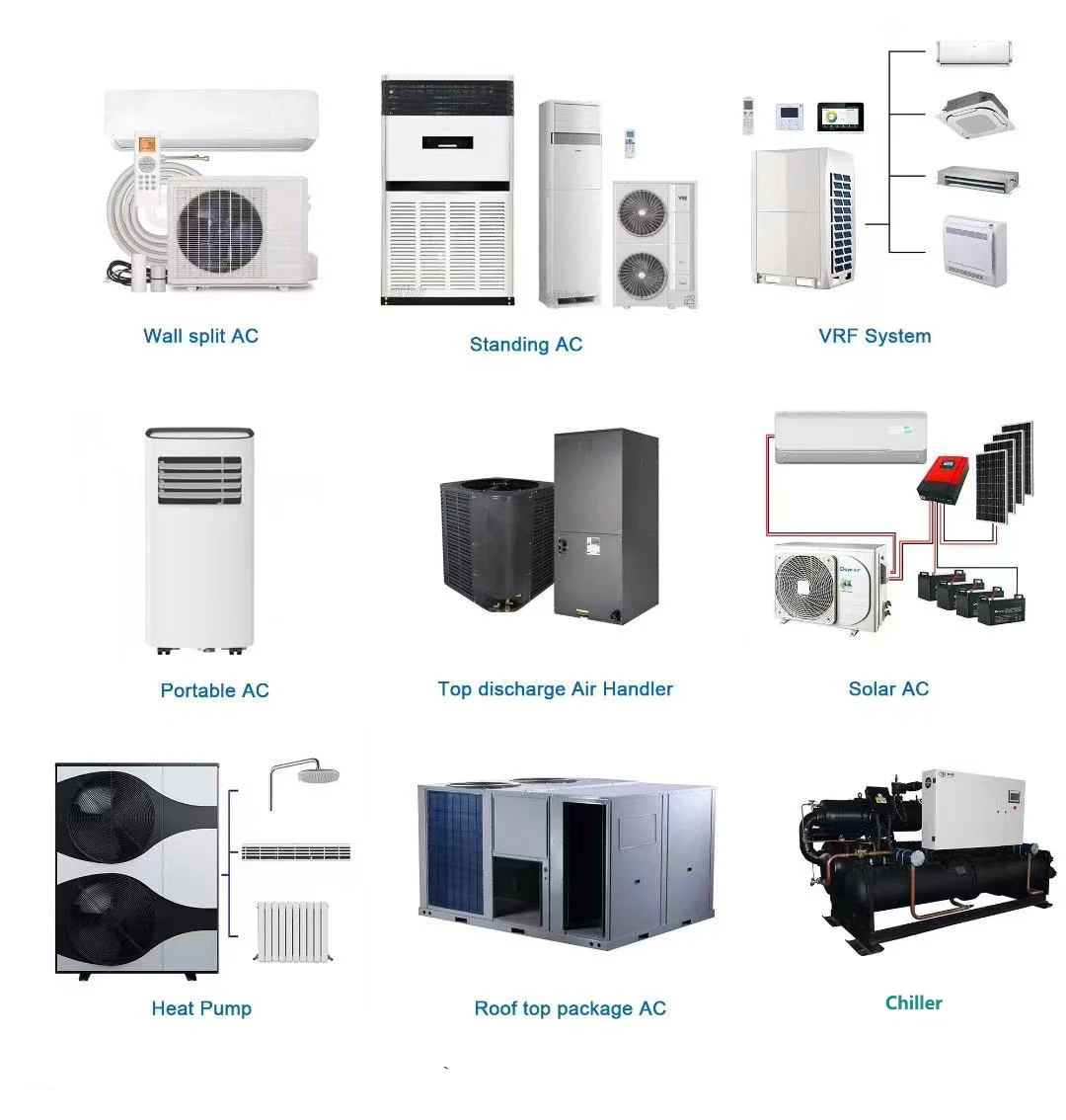 Split Air Conditioners, Inverter, VRF, VRV, HVAC - detail 30