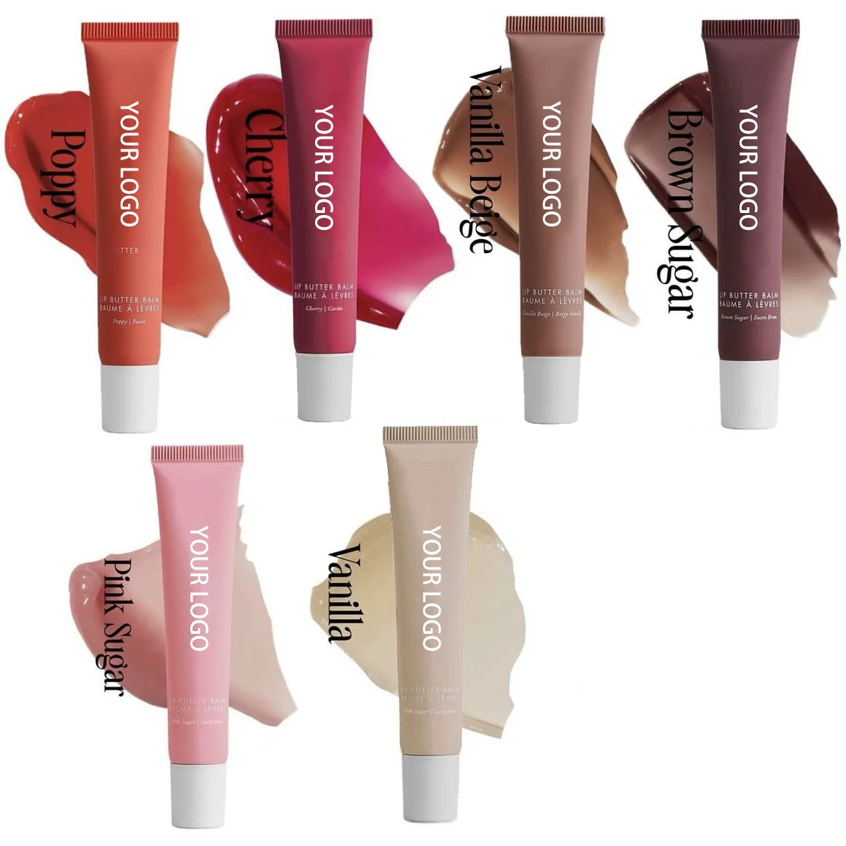 Wholesale Make up Lip Gloss Custom Lip Butter Balm Hydrating Tinted Lip Balm Private Label