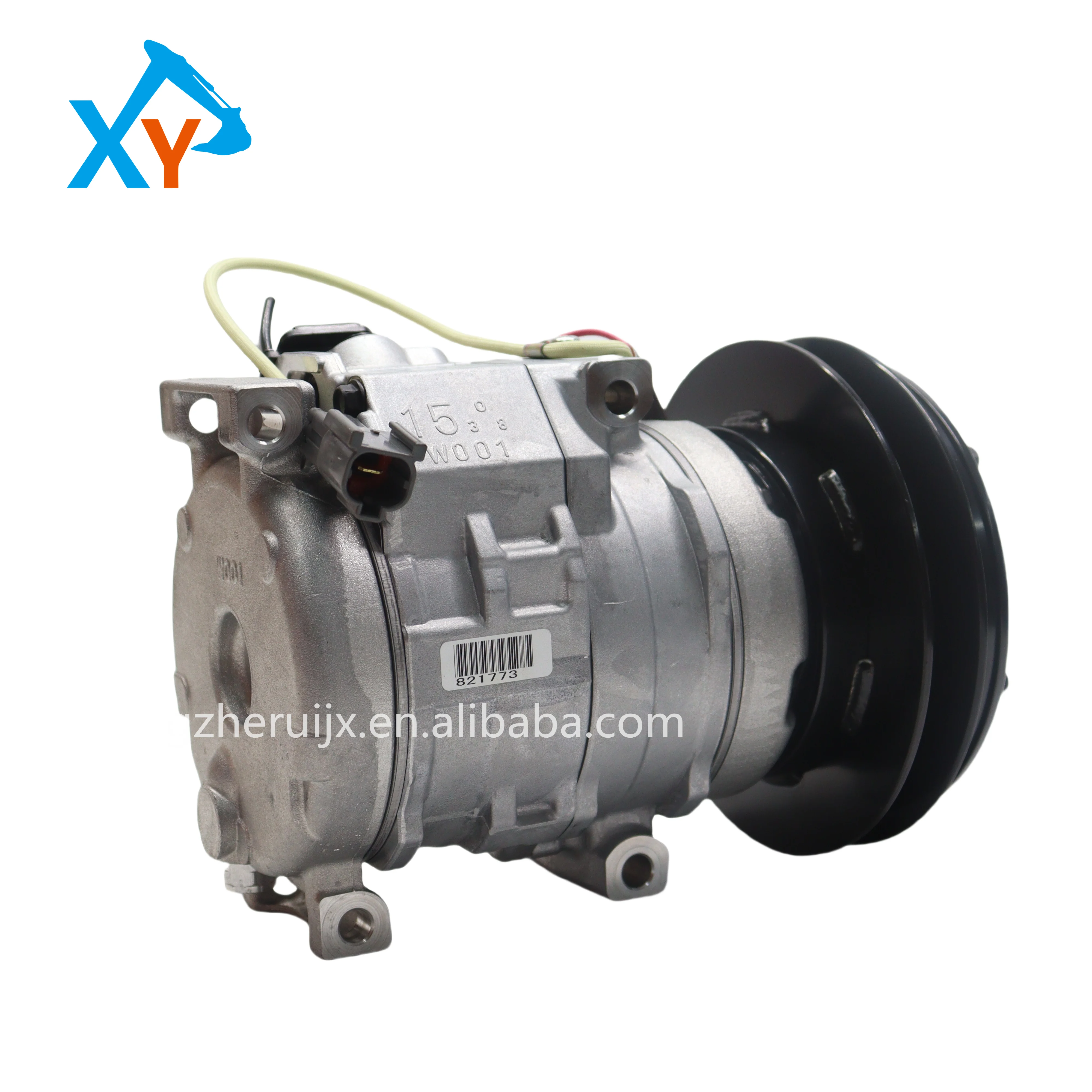 ZX450 Original Excavator Parts Air Conditioning Compressor Cover