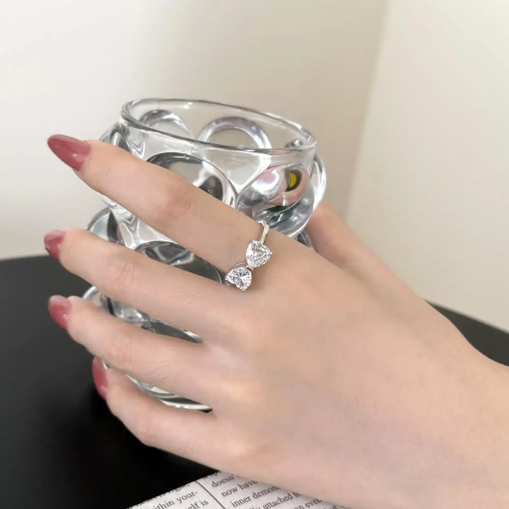 KAKODIY Pink Bow Cubic Zirconia 925 Sterling Silver Fine Jewelry for Women Ring Wedding Ring detail 8
