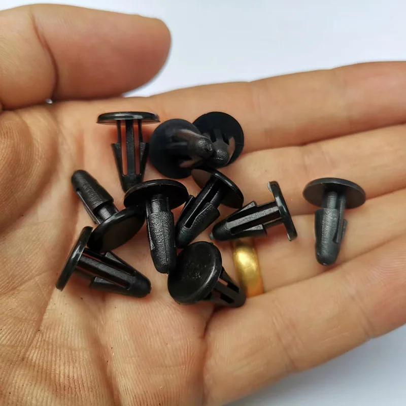 Детали кузова автомобиля, переднее колесо, внутренние фиксаторы грязи, зажимы панели, совместимые с Mitsubishi Pajero V31 V33 90467-08127