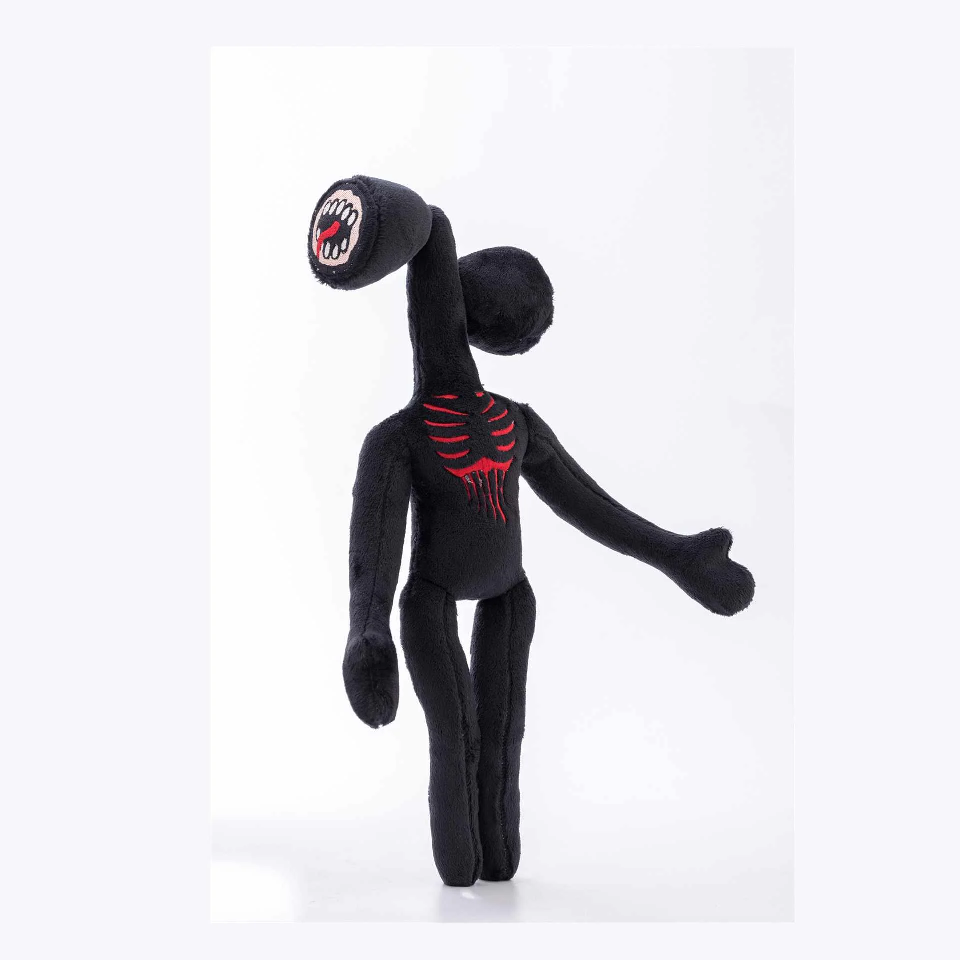 hot sale siren head stuffed toy cartoon black cat doll children