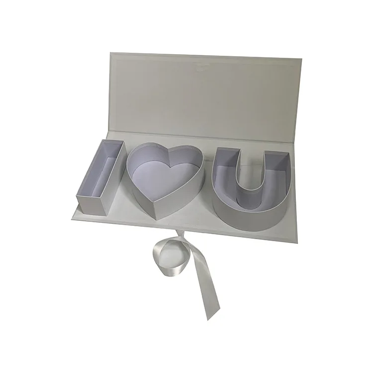 I Love You Luxury Mom Flower Box For Valentine's Day Mother's Day Heart