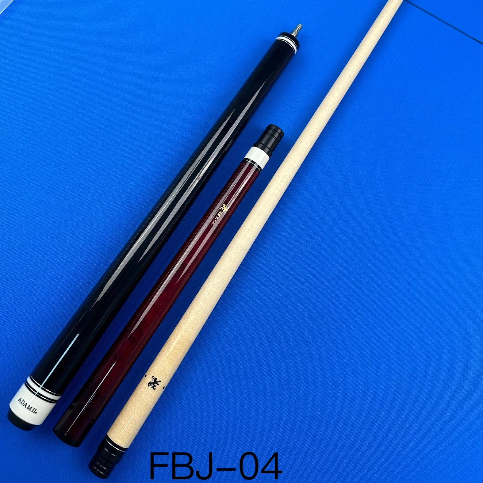 Jump Break Adam II Decal Butt Canadian Maple Wood Cue 147 cm