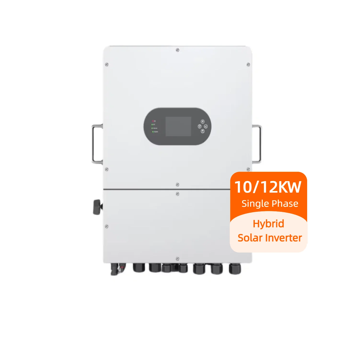 Hibrid napelemes inverter, 10 kW, 12 kW, egymenetes inverterek, napelemes hibrid inverter, IP65 védettség, 48 V-os inverter, egyenáramról váltóáramra konvertáló