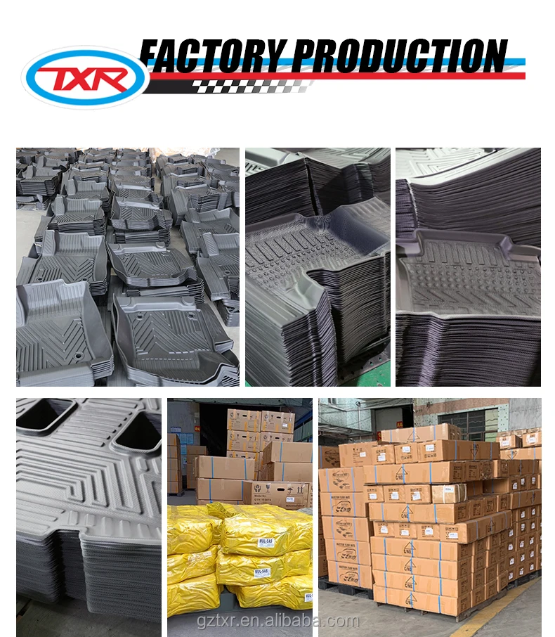 Molded TPE floor liner detail