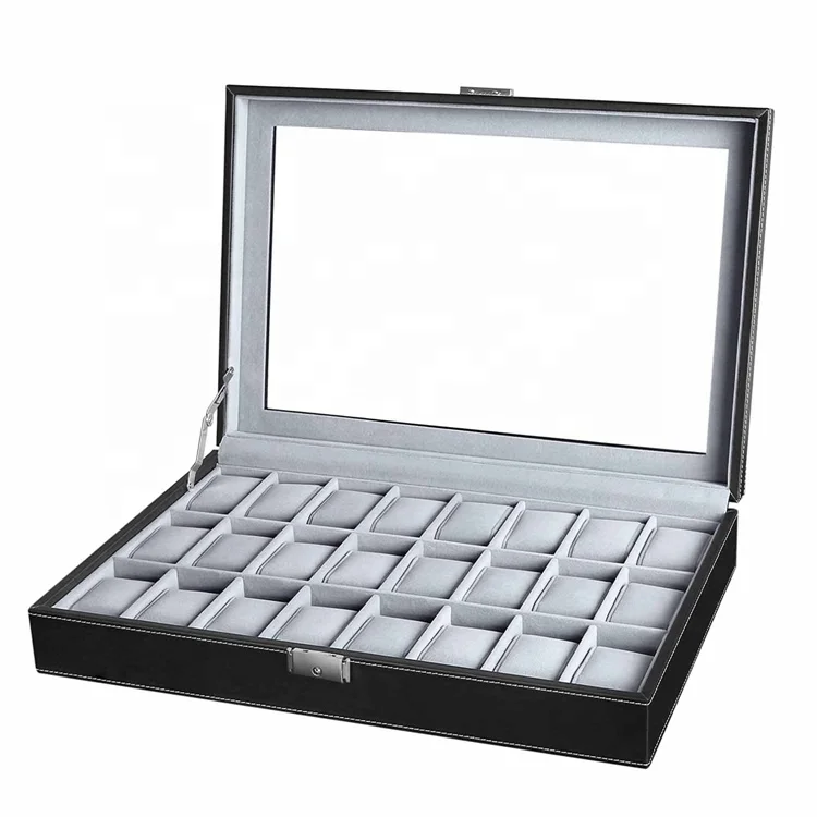 Новый браслет SONGMICS JWB024 поднос для демонстрации браслета черный 24 Коробка хранения наручных часов