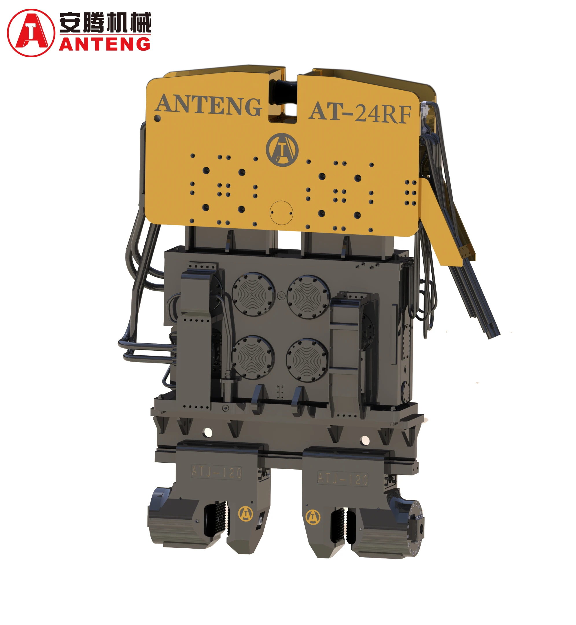 Martillo vibratorio hidráulico sin resonancia, libre de resonancia para proyectos de construcción urbana y puertos marítimos