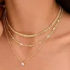 Cadena aplanada de oro