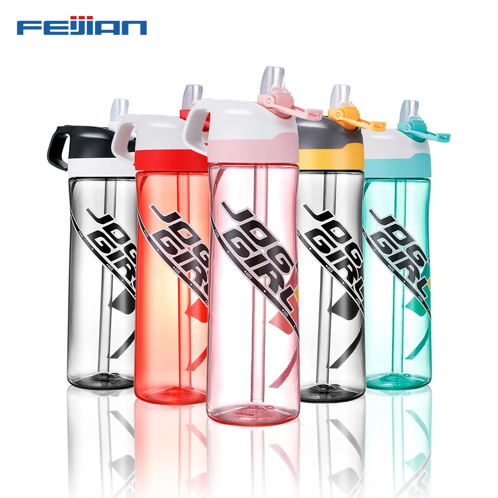 Water Bottle Straw Handle, Gym Sports Water Bottle