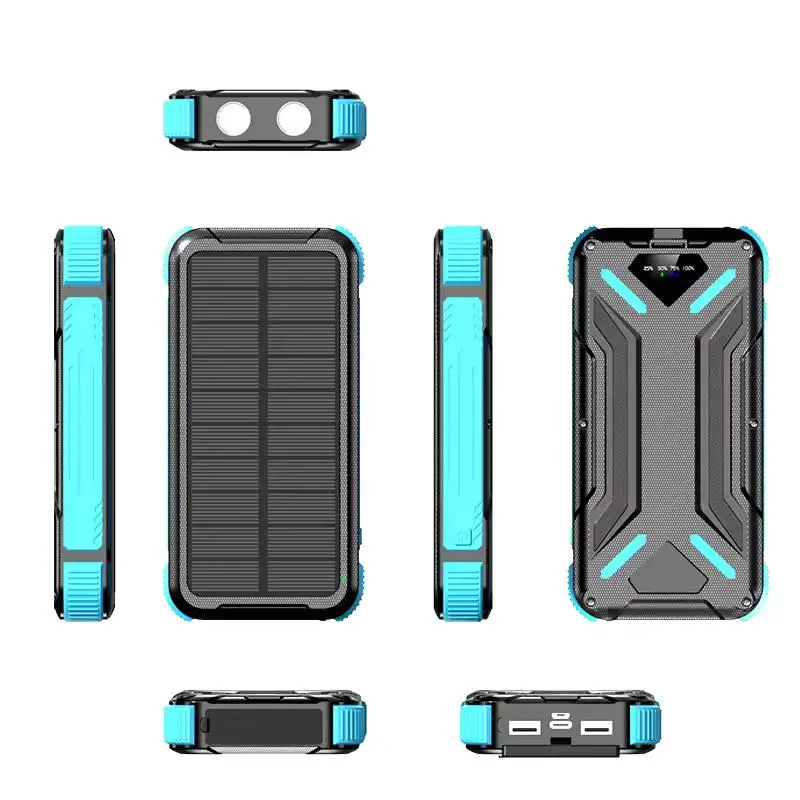 SP0020 22.5W Waterproof Solar Power Bank 21000mAh with Flashlight Air Shipping to Nigeria/South Africa/Kenya UN38.3 MSDS